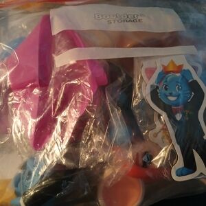 Pink and Blue Toy Set